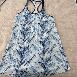 Victoria's Secret Angel Blue and White Tank night gown or swim cover up